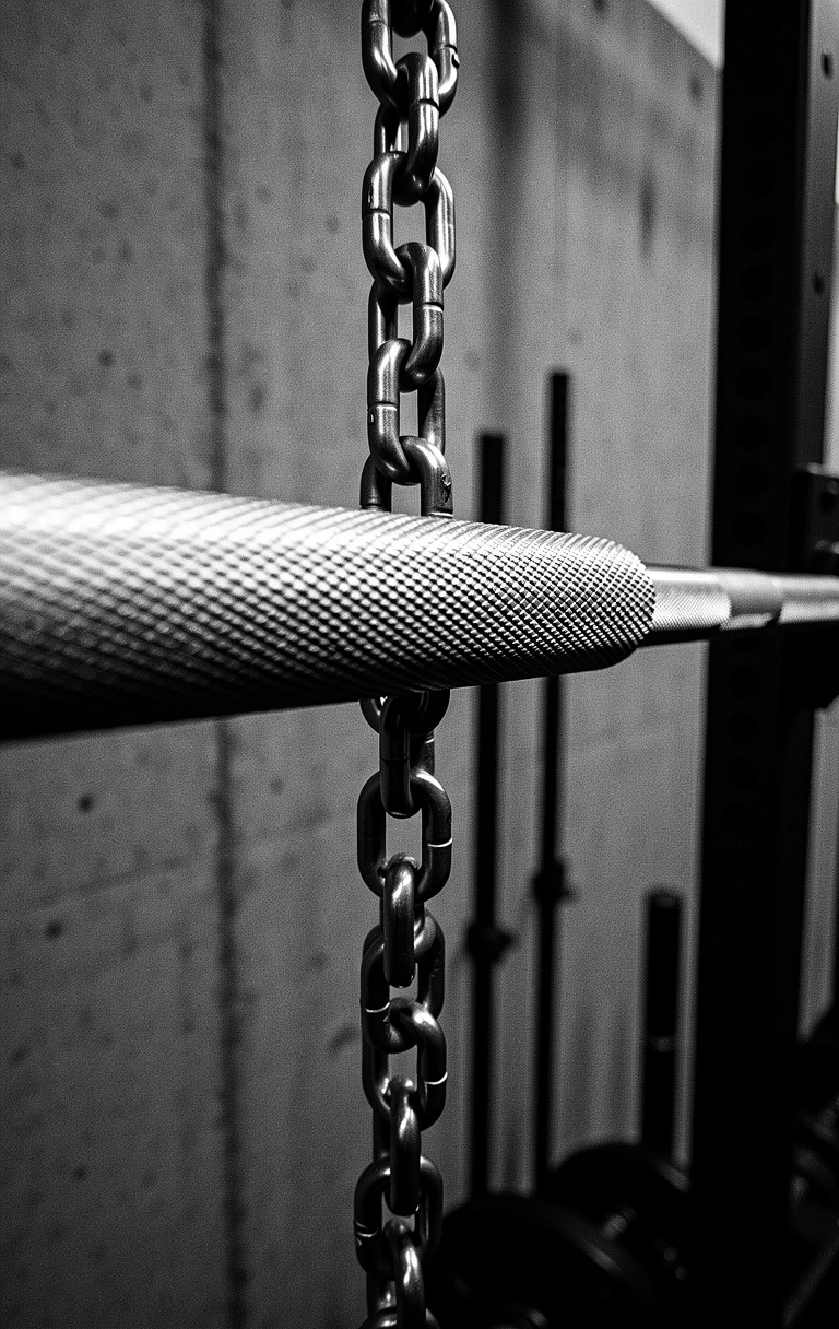 Industrial fitness equipment detail